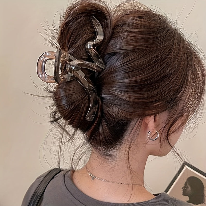 The Wave — Acrylic Hair Claw Clip